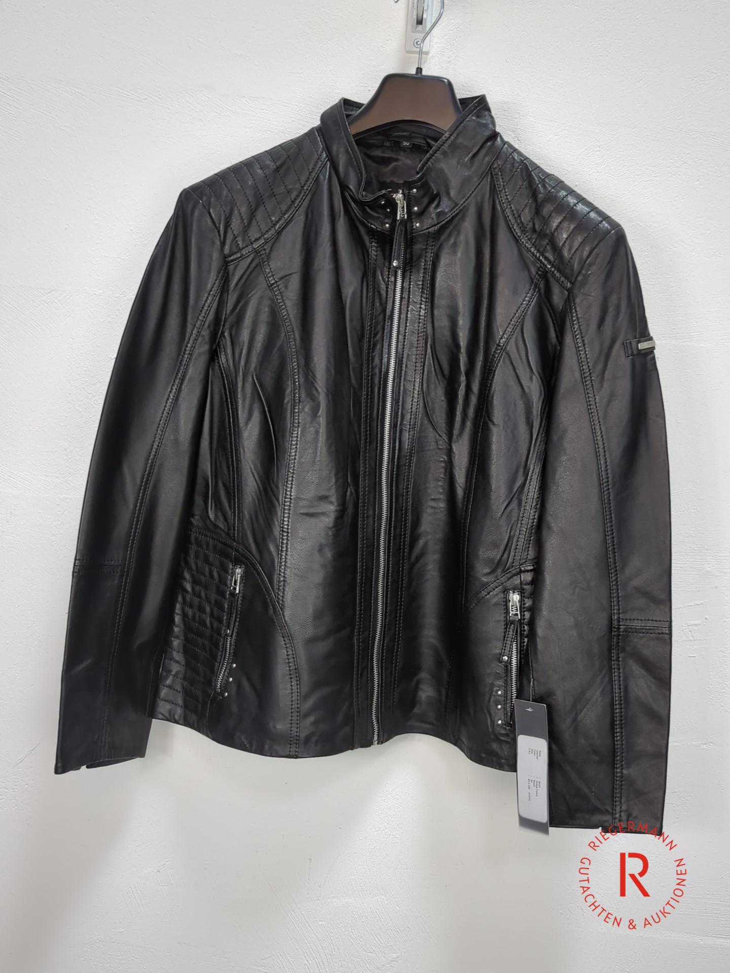 DAMEN LEDERJACKE GRÖSSE 50